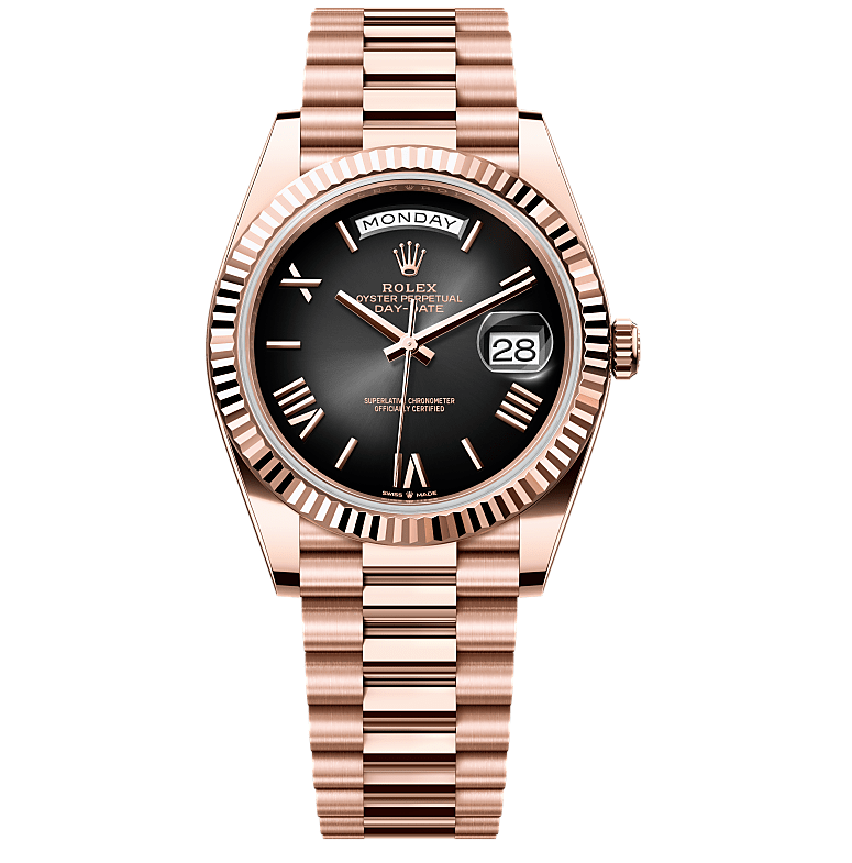 Rolex Day-Date 40 Oyster, 40 mm, Everose gold Men Watch