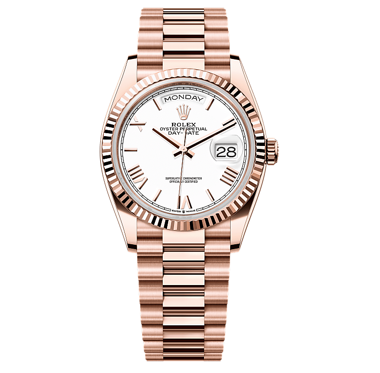 Rolex Day-Date Oyster, 40 mm, Everose gold Men Watch